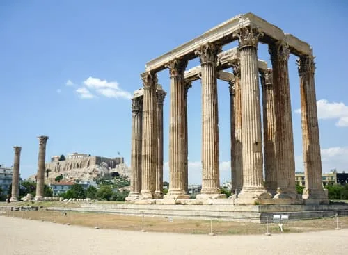 Zeus ou Jupiter Temple de Zeus d'Athènes