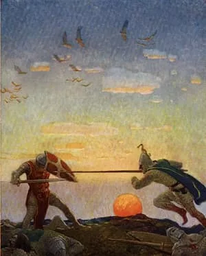 Arthur et Mordred