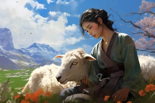 Le bachelier Liu La bergère fille du Roi-Dragon (Bachelier Liu)
