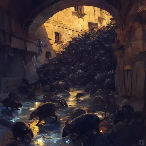 Les rats Invasion de rats