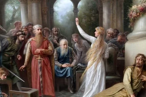 Guenièvre à la cour de Camelot