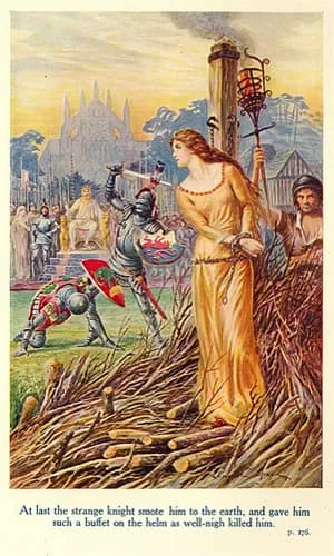 Lancelot sauve Guenièvre