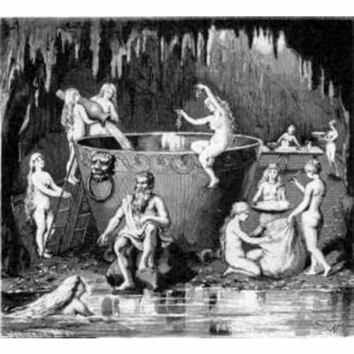 Ægir ou Ögir Ægir, Rán et leurs neuf filles